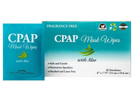 3B Medical Individually Packed Aloe CPAP Mask Wipes - 30 Count For Discount