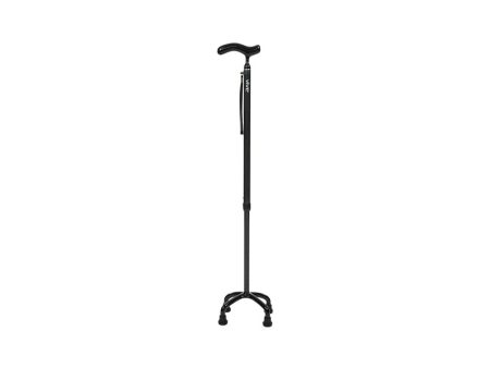 Vive Health Carbon Fiber Quad Cane - Black For Discount