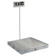 Detecto Solace In-Floor Stainless Steel Dialysis Scale with Printer - 36 x 36  SS Deck Sale