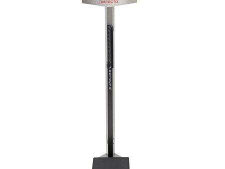 Detecto Eye-Level Physician Scale with Height Rod - Stainless Steel, 180 kg x 100 g Online Sale