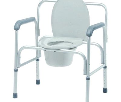 Graham Field Bariatric 3-in-1 Aluminum Commode, 2 Each Per Case Online Sale