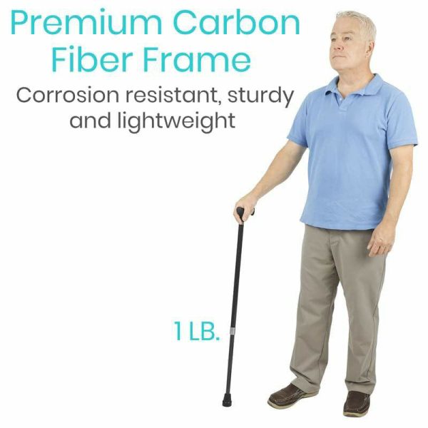 Vive Health Carbon Fiber Cane - Black Online Hot Sale