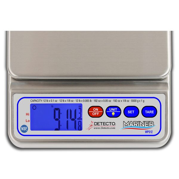 Detecto Mariner Weight Diaper Scale With Utility Bowl, 12 lb For Cheap