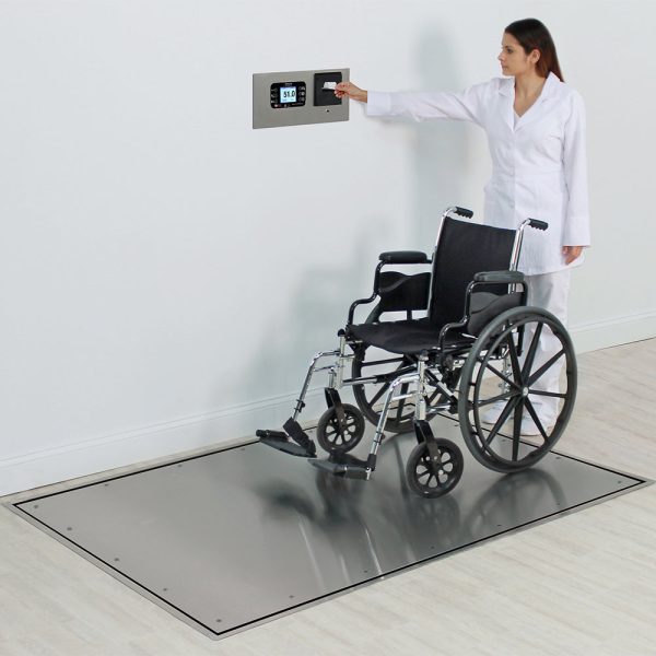 Detecto Solace In-Floor Stainless Steel Dialysis Scale with Printer - 72  x 48  SS Deck Online now