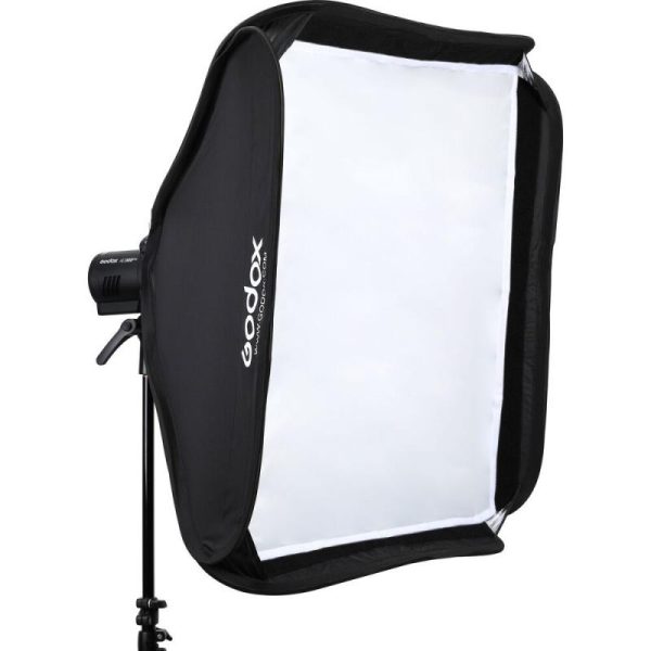 Godox S2 Speedlite Bracket with Softbox, Grid & Carrying Bag Kit (23.6 x 23.6 )  SGGV6060 Fashion