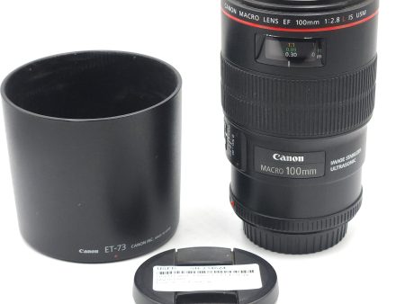 USED Canon 100mm F2.8 L IS USM Macro Lens For Discount