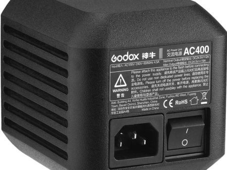 Godox AC Adapter for Witstro AD400Pro Monolight Supply