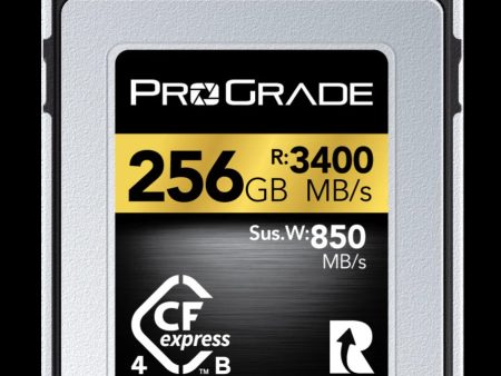 ProGrade Digital 256GB CFexpress 4.0 Type B Gold Memory Card Online