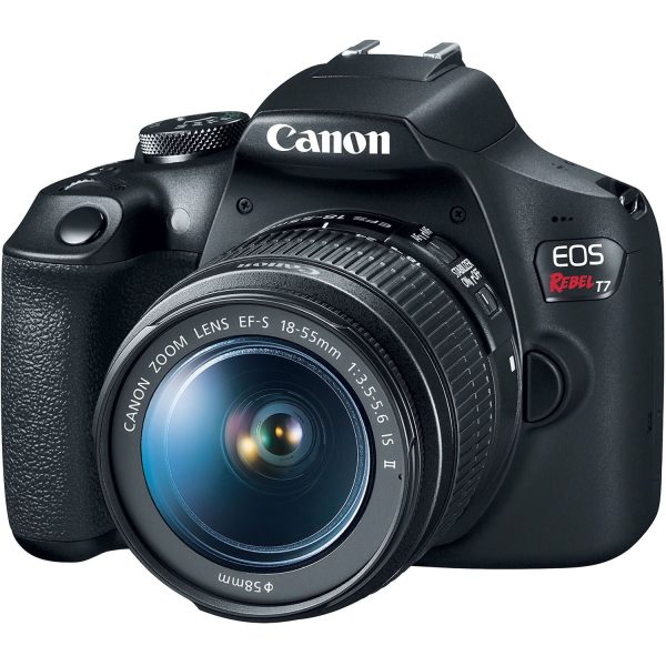 Canon EOS Rebel T7 DSLR Camera with 18-55mm and 75-300mm Lenses For Cheap