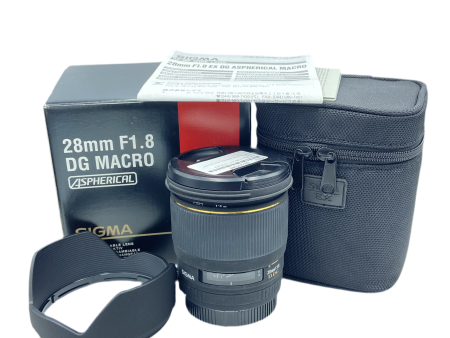 USED Sigma 28mm F1.8 DG EX Macro For Sale