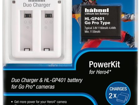 Hahnel Duo Charger and Battery Combo for GoPro Hero4 Supply