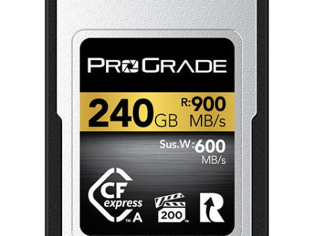 ProGrade Digital 240GB CFexpress 2.0 Type A Gold Memory Card Fashion