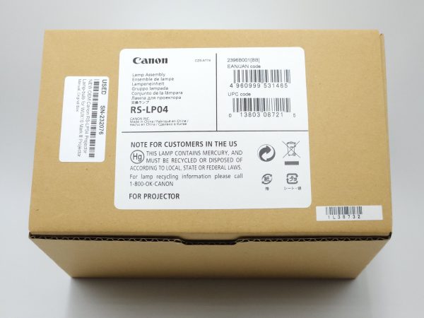 NEW OEM Canon RS-LP04 Projector Lamp-bulb for WUX10 Mark II Projector Supply