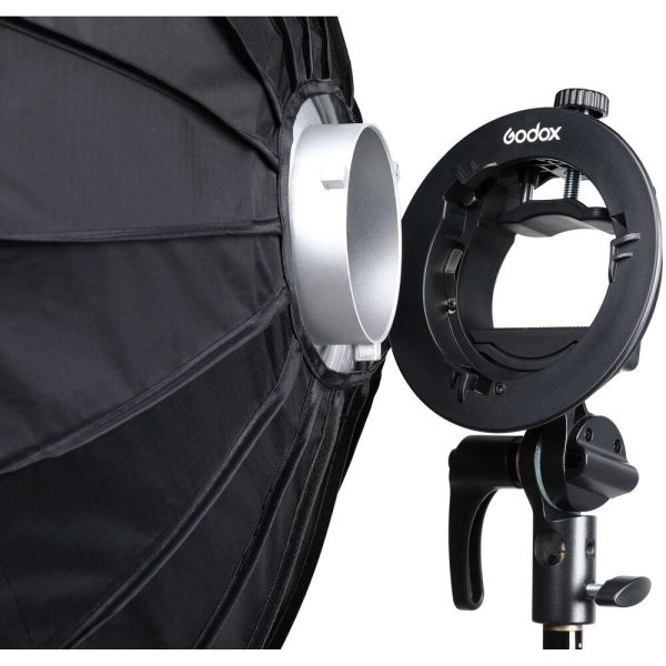 Godox S2 Speedlite Bracket with Softbox, Grid & Carrying Bag Kit (31.5 x 31.5 ) Online