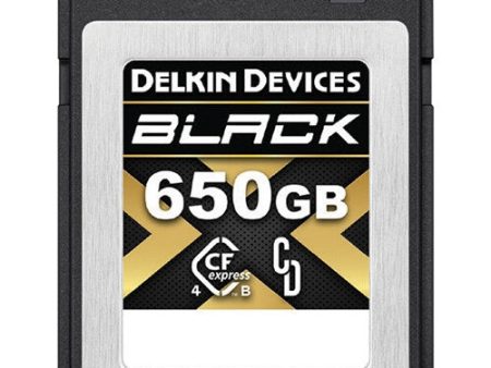 Delkin Devices 650GB BLACK 4.0 CFexpress Type B Memory Card Online Hot Sale