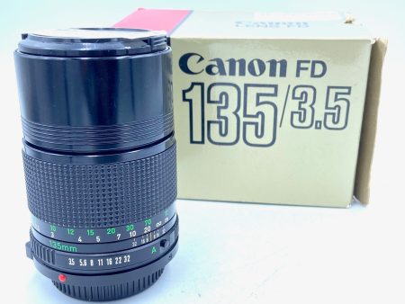 USED Canon 135mm f 2.5 FD Lens Hot on Sale