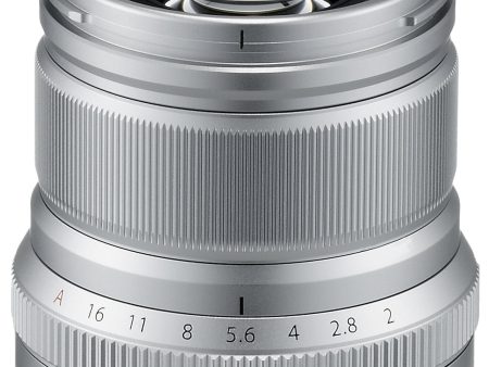 FUJIFILM XF 50mm f 2 R WR Lens (Silver) on Sale