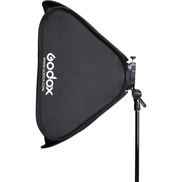 Godox S2 Speedlite Bracket with Softbox, Grid & Carrying Bag Kit (31.5 x 31.5 ) Online