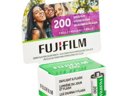 FUJIFILM Fujicolor 200-36 Color Negative Film (35mm Roll Film, 36 Exposures) Carded on Sale