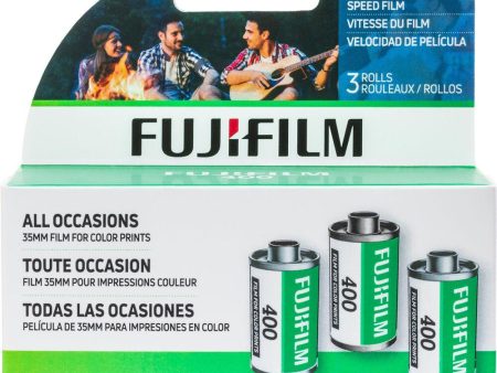 Fujifilm 400-36 (3Pk) Color Negative Film (35mm, 36 Exposures, 3 Pack) Online now