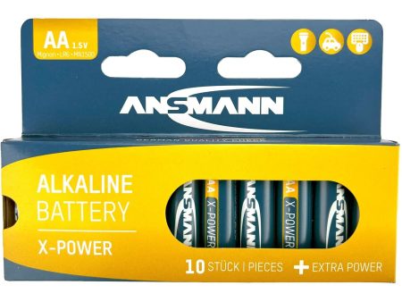 Ansmann X-Power AA Alkaline Battery (10-Pack) Fashion