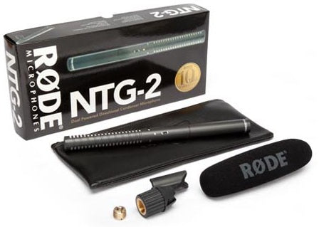 Rode NTG-2 Battery or Phantom Powered  Condenser Shotgun Microphone Online