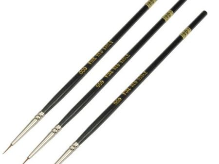 305 000 Dot Line #000 Spotting Brush (3-Pack) For Cheap