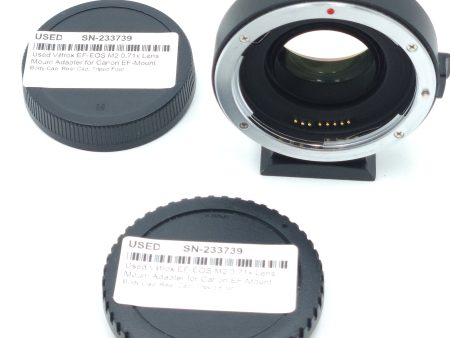 Used Viltrox EF-EOS M2 0.71x Lens Mount Adapter for Canon EF-Mount Lens to Canon EF-M-Mount Camera -Booster Online Sale