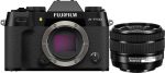 Fujifilm X-T50 Mirrorless Camera with 15-45mm f 3.5-5.6 Lens (Black) Fashion