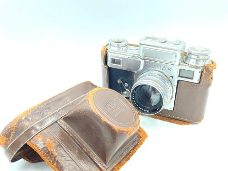 USED Zeiss Ikon Contax with 50mm f 1.5 (with case, COLLECTIBLE) Discount