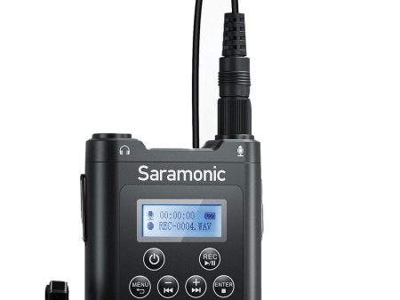 Saramonic SR-R1 Belt Pack Recorder with DK3 Lavalier and MicroSD Card Cheap