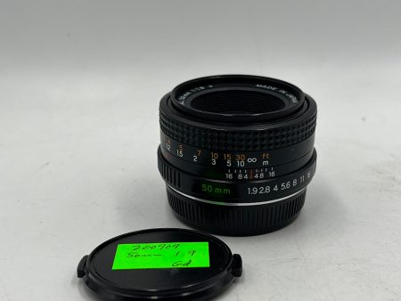 USED Yashica 50mm f1.9 ML Lens Hot on Sale