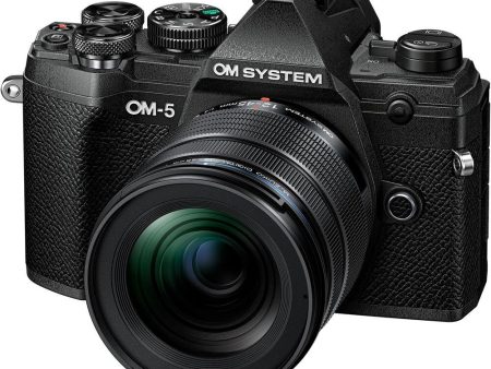 OM SYSTEM OM-5 Mirrorless Camera with 12-45mm f 4 PRO Lens (Black) Online Sale