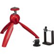 Sunpak FlexPodDX Tabletop Tripod with GoPro and Smartphone Adapters (Red) For Discount