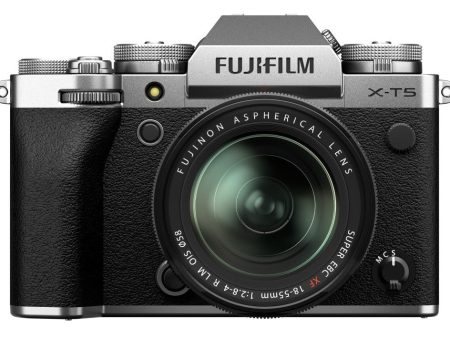 Fujifilm X-T5 Mirrorless Camera (Silver) with XF 18-55mm F2.8-4 Lens Online Hot Sale