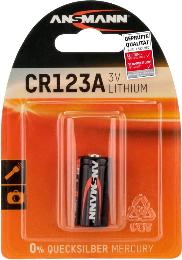 Ansmann CR123A Lithium Battery Fashion