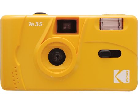 Kodak M35 Film Camera with Flash (Yellow) For Sale