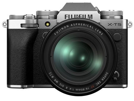 Fujifilm X-T5 Mirrorless Camera (Silver) with XF 16-80mm F4 Lens Cheap