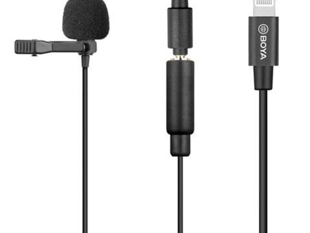 BOYA BY-M2 Digital Omnidirectional Lavalier Microphone with Detachable Lightning Cable Cheap