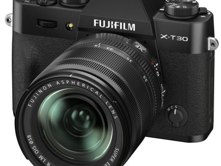 Fujifilm X-T30 II Mirrorless Camera Body with XF 18-55mm Lens Kit (Black) Supply