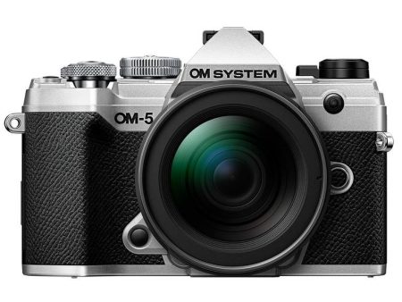 OM SYSTEM OM-5 Mirrorless Camera with 12-45mm f 4 PRO Lens (Silver) on Sale