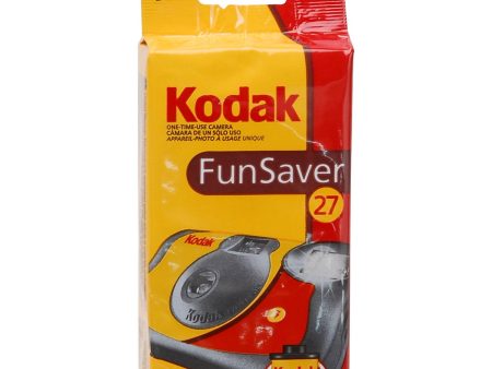 Kodak Funsaver Single Use Disposable 35mm Camera with Flash 27EXP Fashion