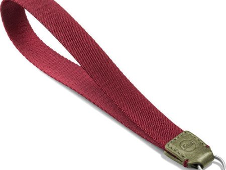 Leica D-Lux 8 Wrist Strap (Olive Burgundy) Online Sale