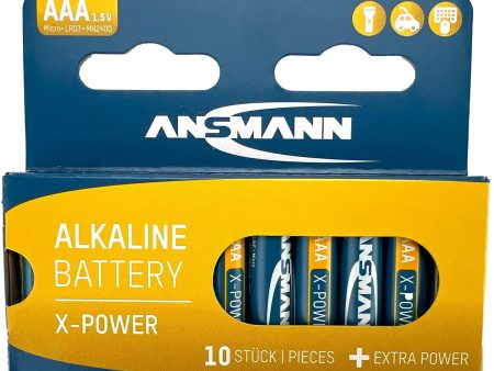 Ansmann X-Power AAA Alkaline Battery (10-Pack) Sale