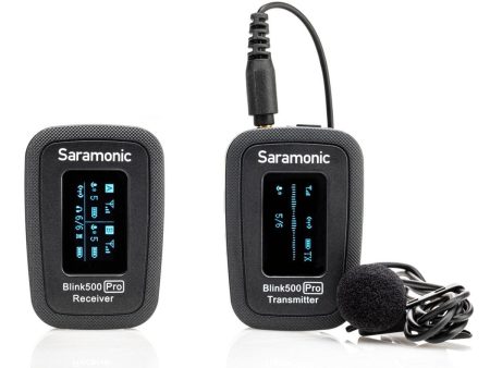 Saramonic Blink 500 Pro B1 Digital Camera-Mount Wireless Omni Lavalier Microphone System (2.4 GHz) For Discount