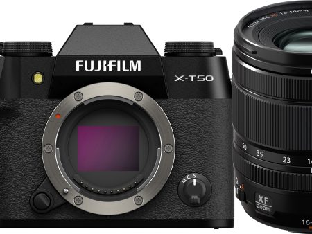 Fujifilm X-T50 Mirrorless Camera with XF 16-50mm f 2.8-4.8 Lens (Black) Discount