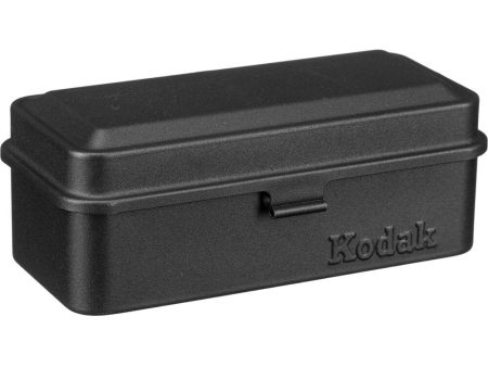 Kodak Steel 120 135mm Film Case (Black Lid Black Body) on Sale