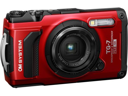 OM System TG-7 Digital Camera (Red) Hot on Sale