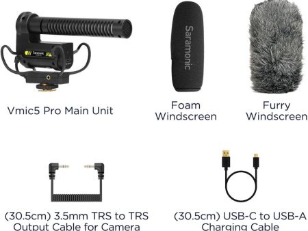 Saramonic Vmic5 Pro Camera-Mount Shotgun Microphone on Sale