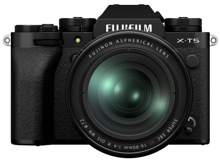 Fujifilm X-T5 Mirrorless Camera (Black) with XF 16-80mm F4 Lens Supply